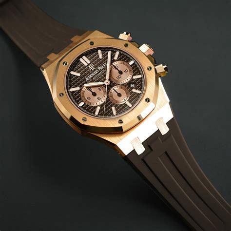 golden audemars piguet leather strap|Audemars Piguet leather strap replacement.